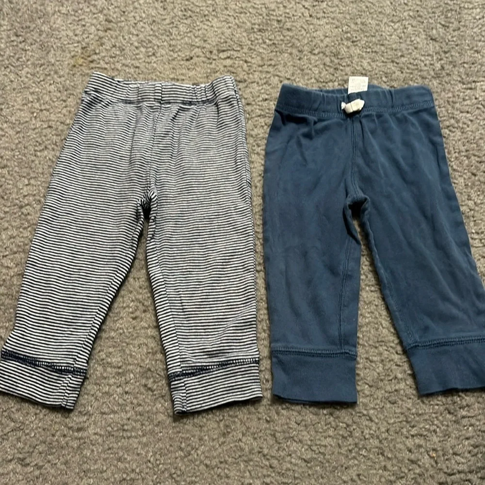 Two Carters baby boy pants size 12 months